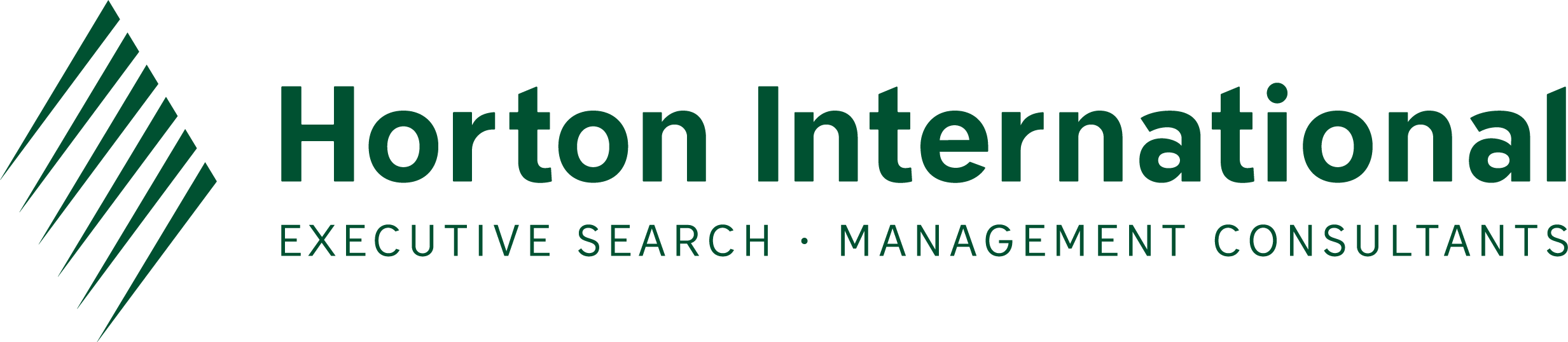 Grünes Horton International Logo mit Text