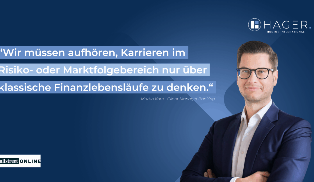 HAGER Executive Consulting sieht steigenden Personalbedarf durch MaRisk-Novelle