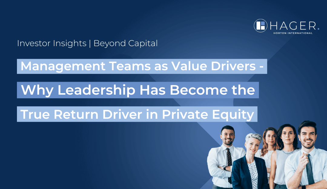 Management Teams as Value Drivers
