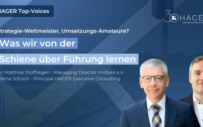 Strategie-Weltmeister, Umsetzungs-Amateure? Was wir von der Schiene über Führung lernen
