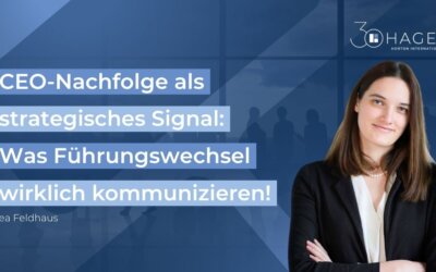 CEO-Nachfolge als strategisches Signal: Was Führungswechsel wirklich kommunizieren