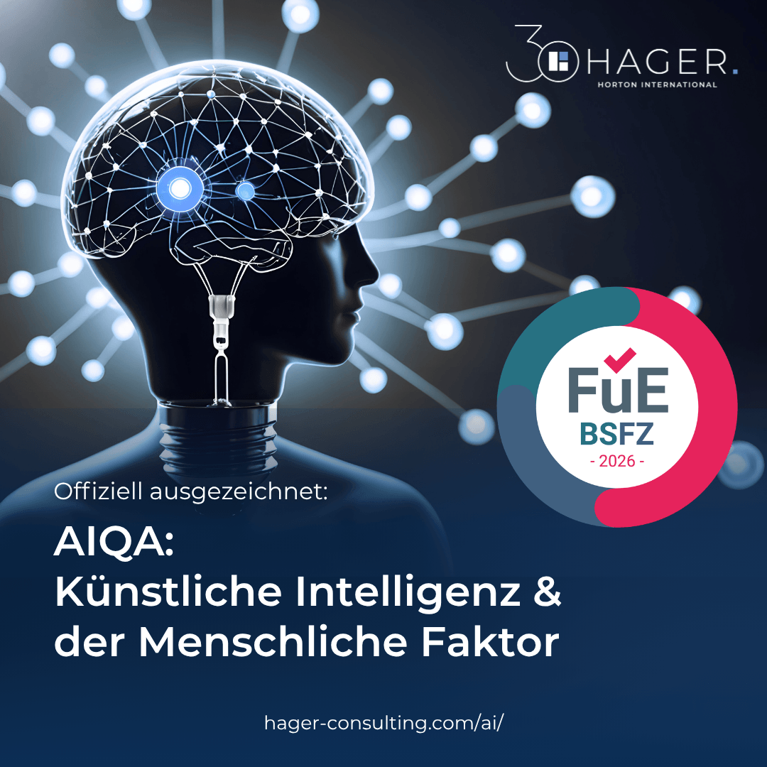 HAGER AIQA - Offiziell ausgezeichnet: FuE-Bescheinigung BSFZ 2026